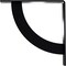 Ekena Millwork Bulwark Steel Bracket, Powder Coated Black 2"W x 12"D x 12"H BKTM02X12X12BUPBL - alternate 6